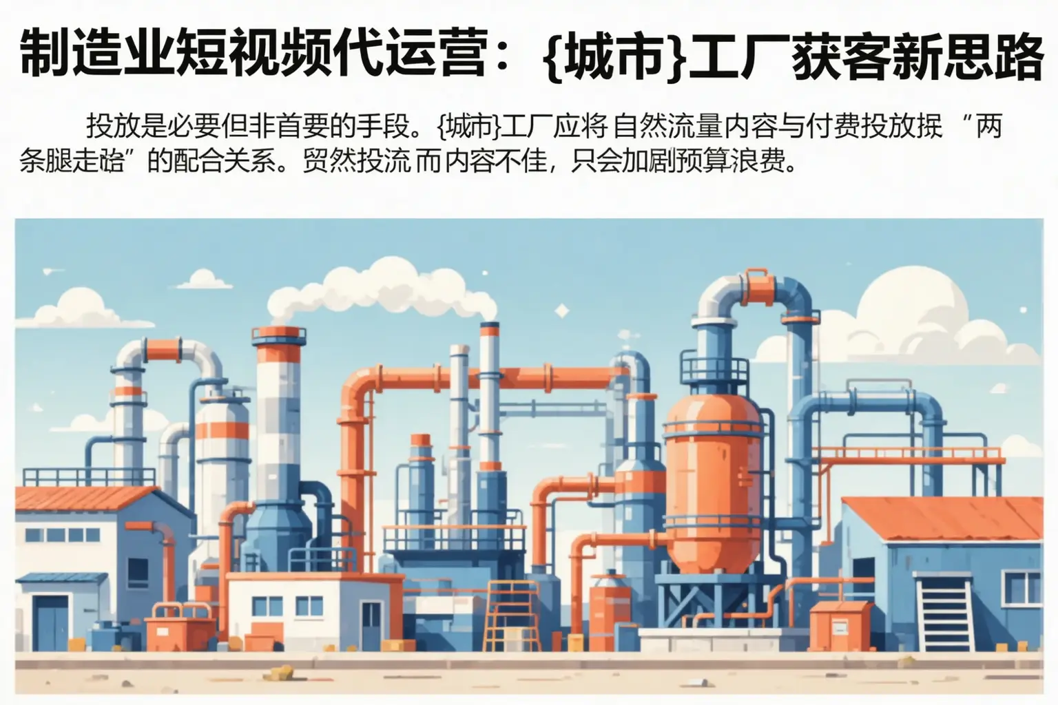 制造业短视频代运营:洛阳工厂获客新思路